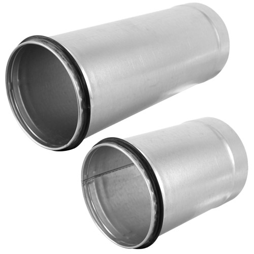 long duct-fitting couplings with gaskets NFPLS